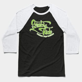 Scratch & Ride Brand (Lime Logo) Baseball T-Shirt